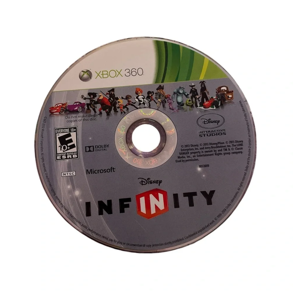 Disney Infinity Xbox 360 Game - Gray and Green NO BOX